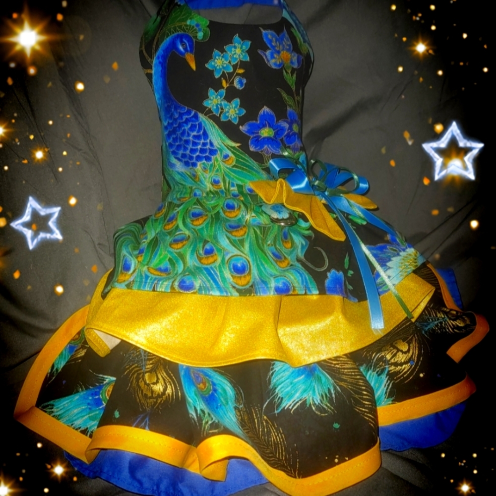 Custom Made One of A Kind Dog Harness Dress